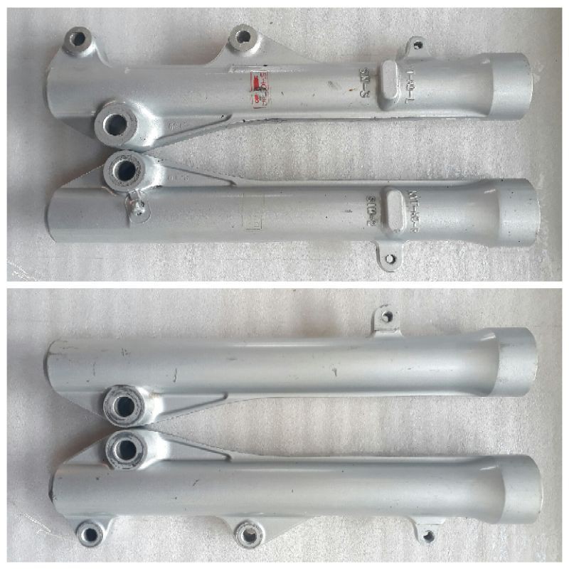 Bottom Tabung Shock Depan Honda Scoopy Karbu FI Injakesi 2014 2015 2016 Lama Silver Ori Original AHM