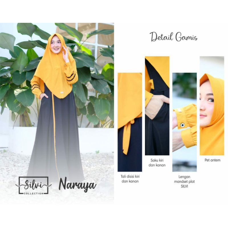 SET GAMIS DEWASA NARAYA SYAR'I