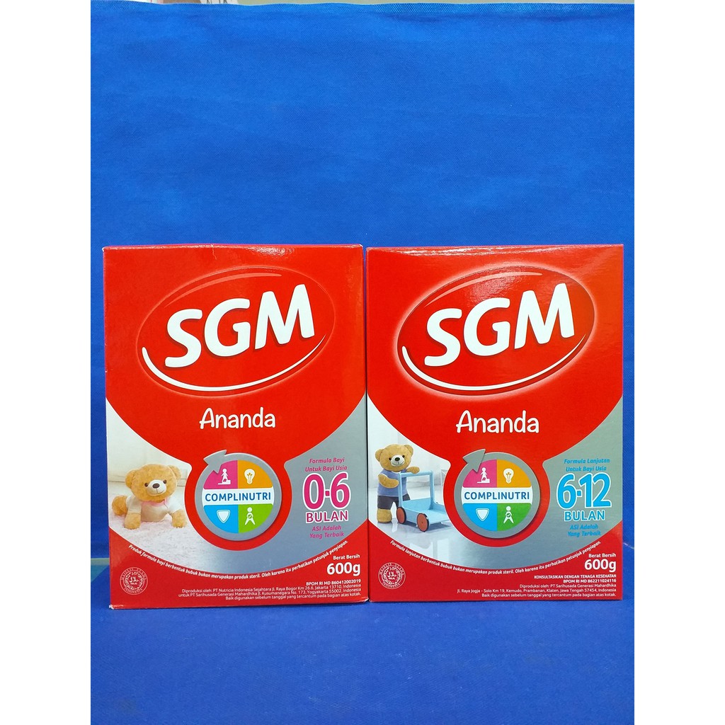 

SGM Ananda 0-6 & 6-12 600gr