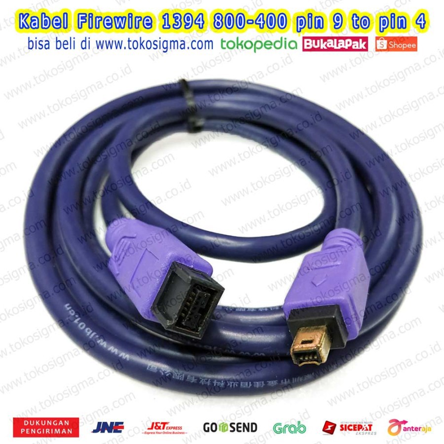 Kabel Firewire IEEE 1394b 1394a 800 pin 9 TO 400 pin 4 Cable