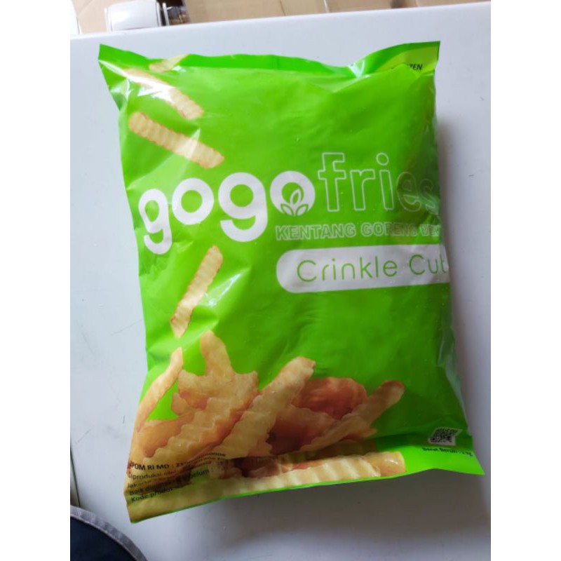 

Gogo crinckle kentang goreng 1 kg