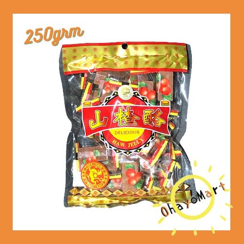 Sanca Sachet Delicious Haw Jelly / Permen Sanca Haw Flakes sachet 250g