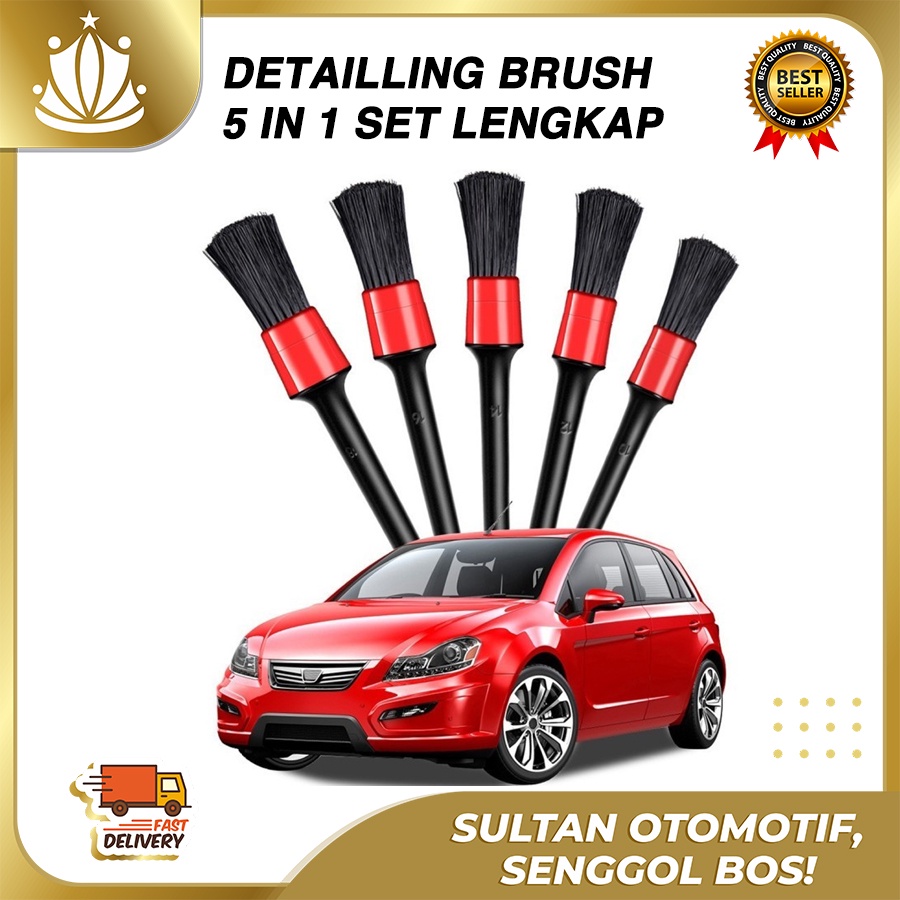 MORSHINE Car Detailing Brush 5in1 Kuas