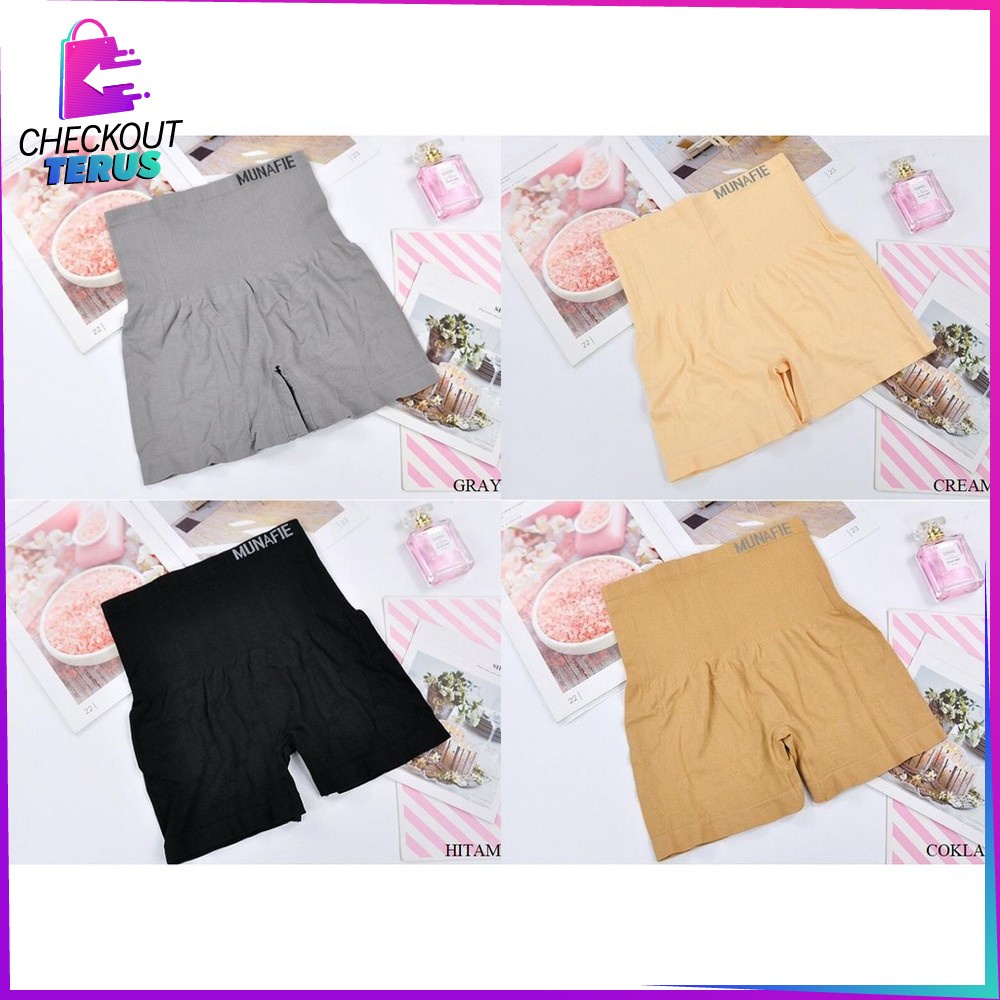 CT P35 Celana Korset Munapi Pelangsing Celana Pengecil Perut Underwear Wanita Highwaist Slimming Pants Celana Pengecil Perut