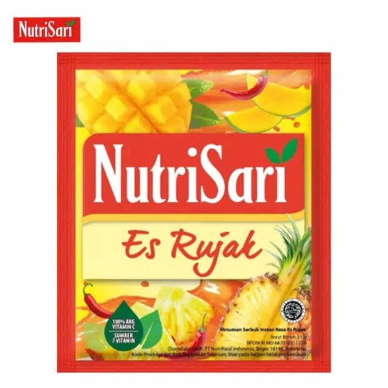 

Nutrisari Es Rujak 1 Pack isi 40 Sachet