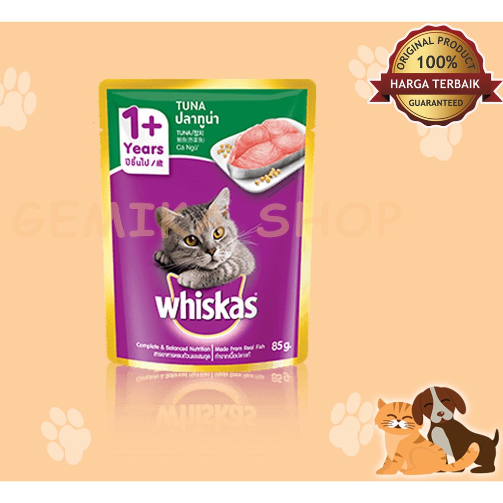 WHISKAS ADULT 85 GR | MAKANAN KUCING | CAT FOOD