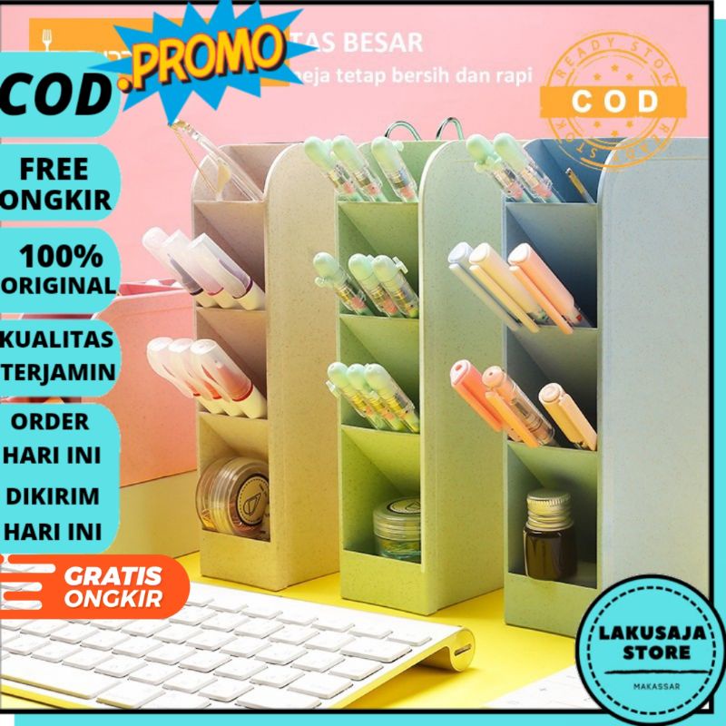 

RAK SUSUN TEMPAT PULPEN PENSIL GUNTING MULTIFUNGSI RAK ALAT TULIS SET PEN HOLDER TERBARU MAKASSAR