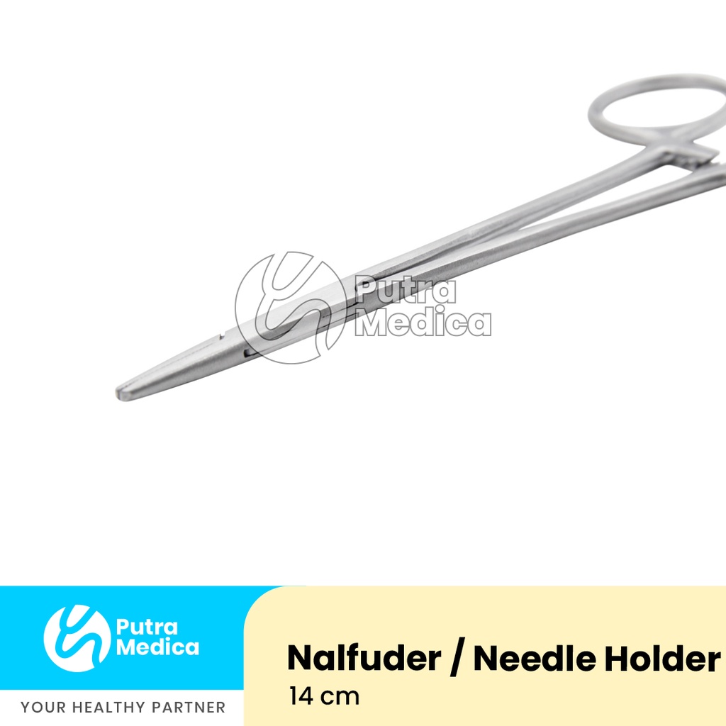 Nalfuder 14cm / Needle Holder / Mayo Hegar Handle / Instrumen Medis