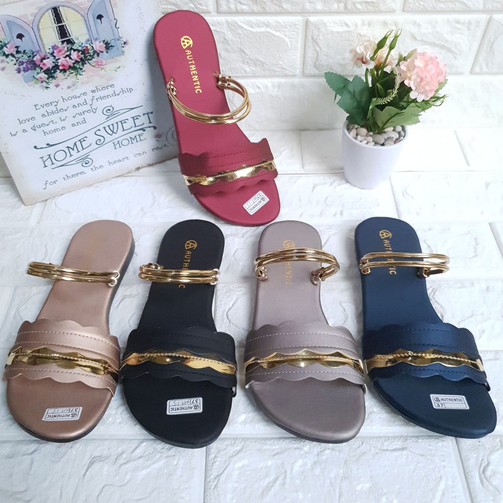  Sandal  Teplek Kokop Tali  Wanita  Flip Flop Sandal  Cewek 