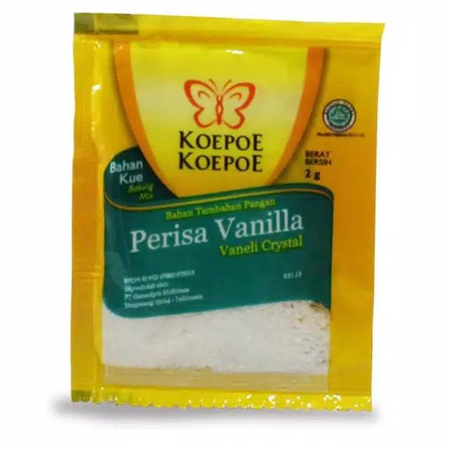 Koepoe Perisa Vanilla Sachet 2gr Koepoe-Koepoe Vaneli Crystal Sachet