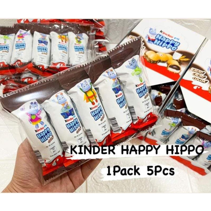 HALAL ADA LOGO NYA Bueno kinder happy hippo isi 5 packs import Malaysia