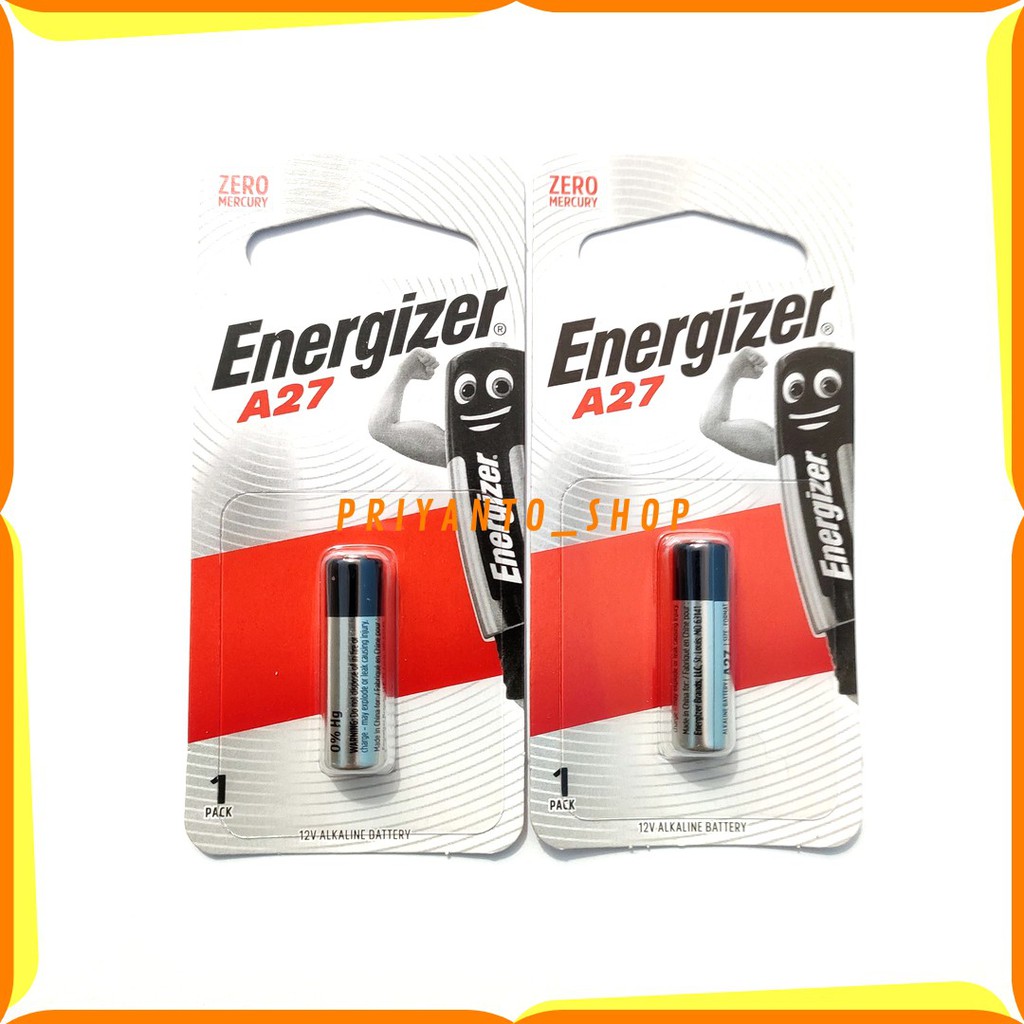 Asli Battery Batrei Baterai Energizer 27A A27 A 27 12V Original 1PCS