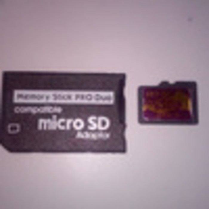 ORIGINAL   Converter adapter micro sd to memory stick pro duo (PSP) TERLARIS
