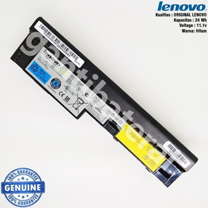 Original Baterai Lenovo IdeaPad S10-3 S10-3S S100 S110 S205 U160 U165