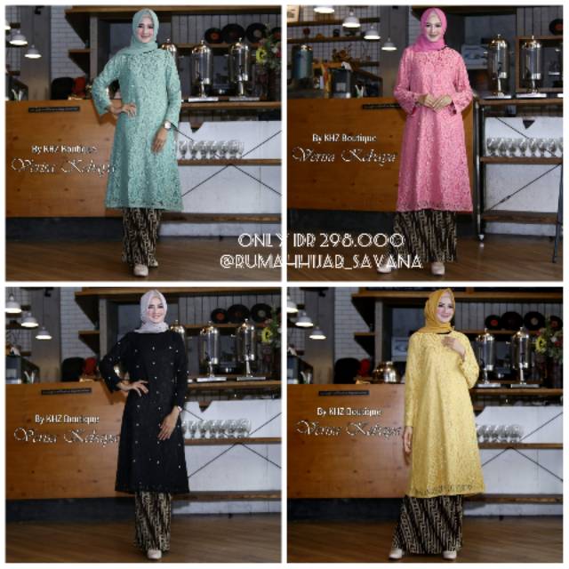 Gamis kebaya setelan rok batik : VANESA KEBAYA