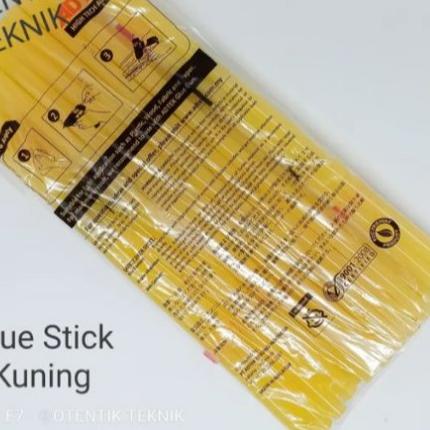 

Kekinian - ISI REFILL LEM TEMBAK BAKAR 11.3MM X 30CM - GLUE STICK BESAR KUNING ✔