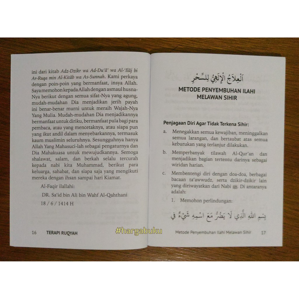 Terapi Ruqyah Buku Saku - Pustaka Arafah