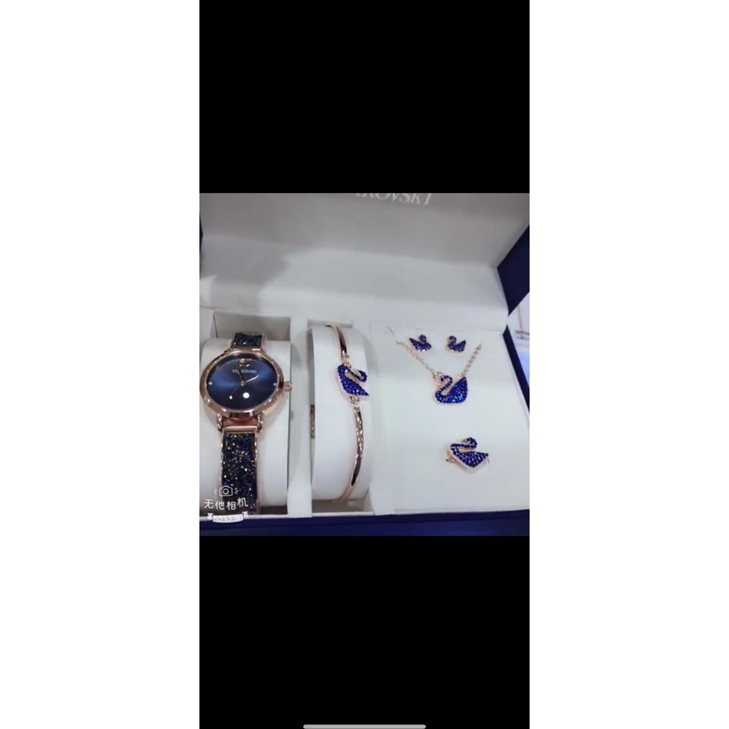 Pengiriman Cepat Jam Tangan Wanita Merk Swarovski Diamond Ori BM Free Yes PROMO