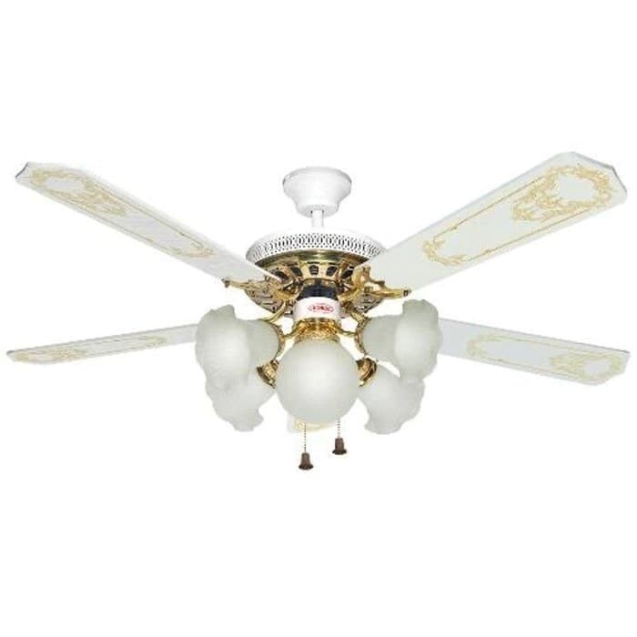 Ceiling Fan Uchida CF 110 Putih 5 Lampu (52 inch)