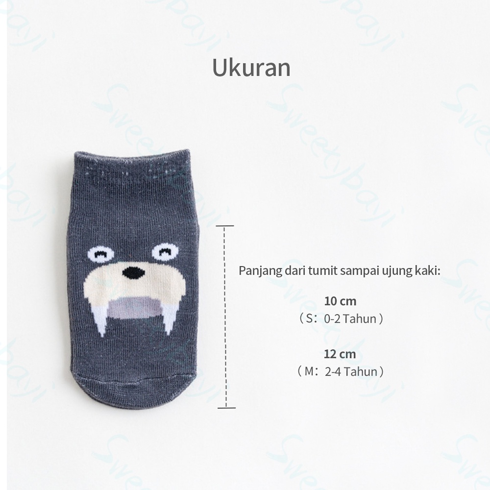 Sweetybayi kaos Kaki anak bayi kartun Motif Hewan / baby socks