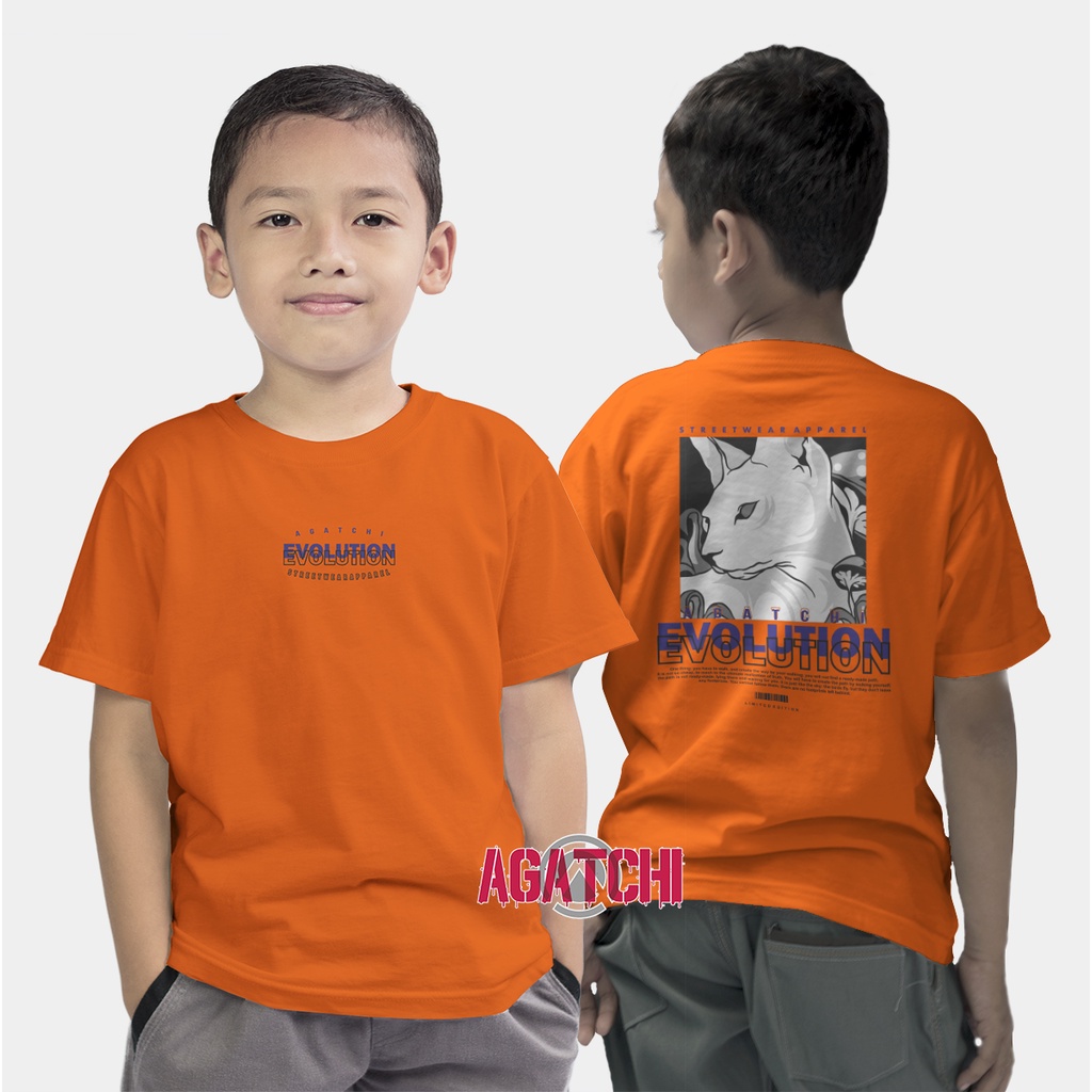 Baju Kaos Atasan Anak Laki-Laki Agatchi Evolution