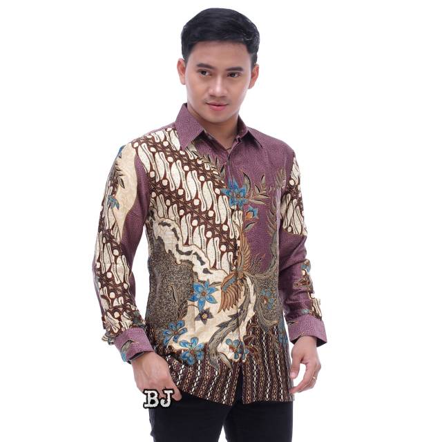 KEMEJA BATIK SEMI SUTERA SILKY PREMIUM