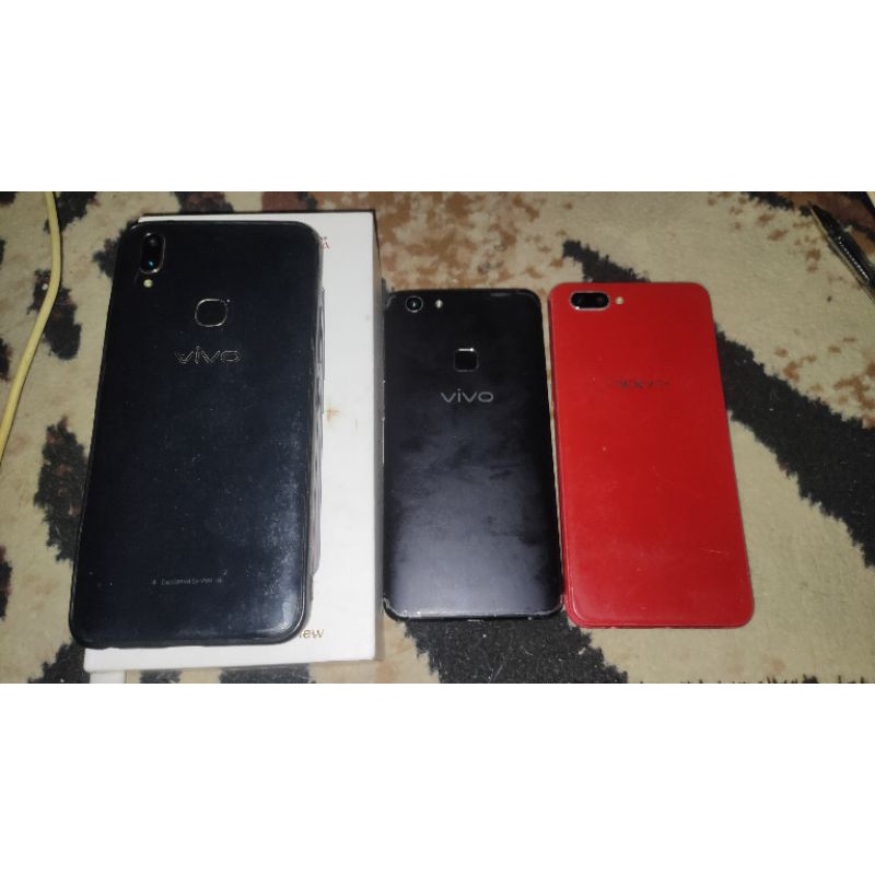Oppo A3s Vivo V7 dan V9 Rusak LCD