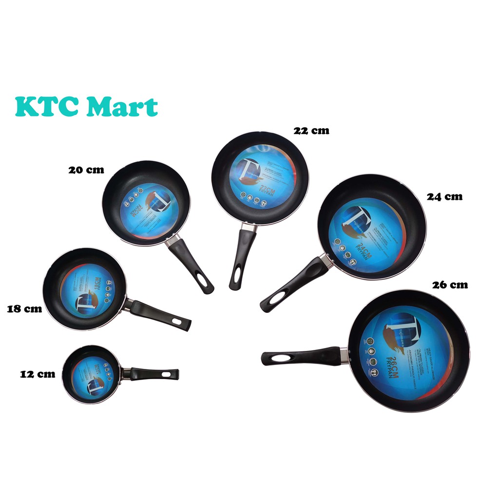 KTCmart - Frypan MINI Anti Lengket TERMURAH TERLARIS/ Teflon Goreng / Teflon Masak