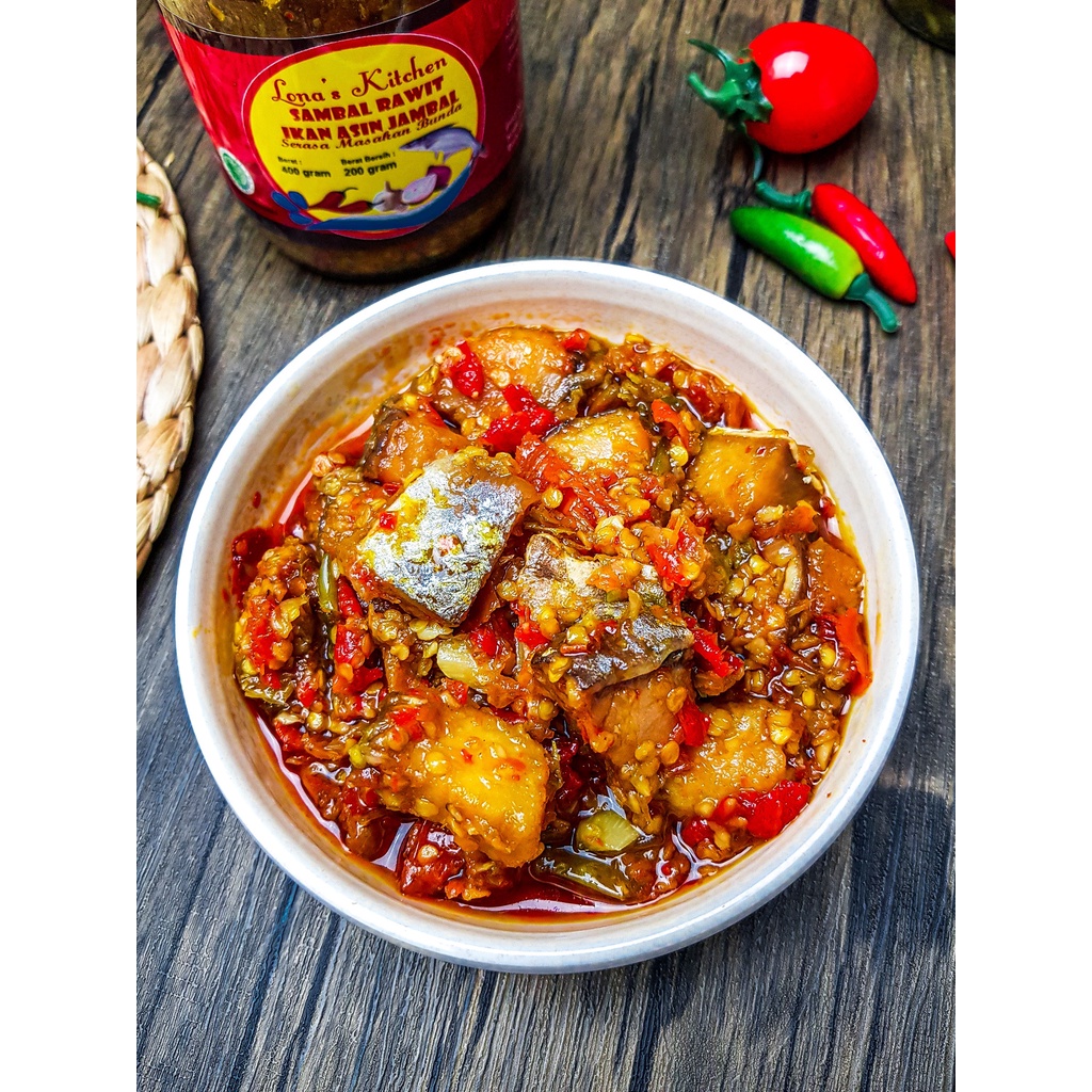 

Sambal Rawit Ikan Asin Jambal Berat 400gram Berat Isi 200gram