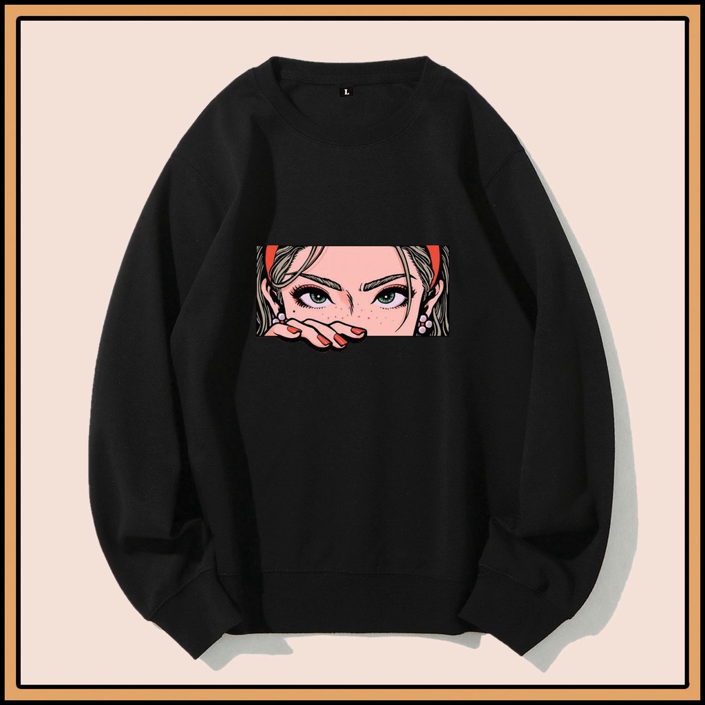 CALVIERO SHOP - BAJU SWEATER WANITA ATASAN MAD EYE  SWEATER DEWASA BRAND ANIME SWEATER HODDIE FASHION CITAYEM SCBD FASHION WEEK FASHION VIRAL TIKTOK