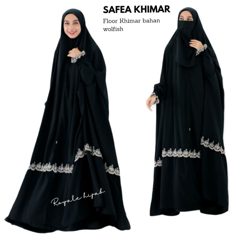 Safea Khimar FK long khimar over head ori royale hijab