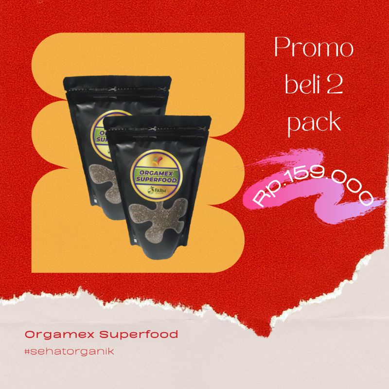 Paket PROMO 2 Pack Orgamex Superfood