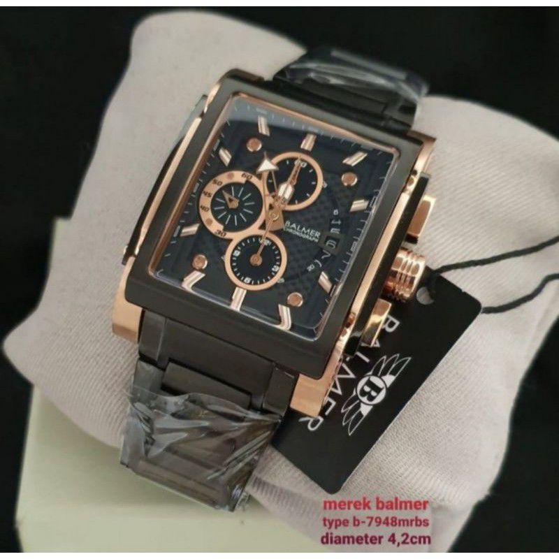 JAM TANGAN BALMER B.7948 JAM TANGAN PRIA BALMER KOTAK ORIGINAL