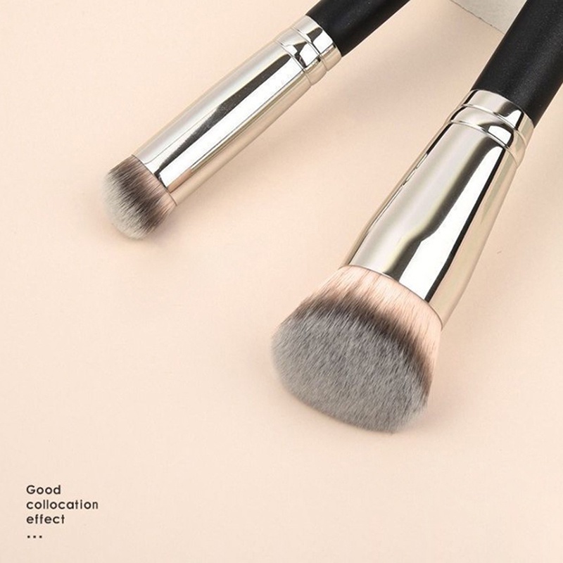 Brush Kosmetik / Makeup 170 Derajat 270 Derajat Bulu Sintetis Untuk Foundation, Concealer