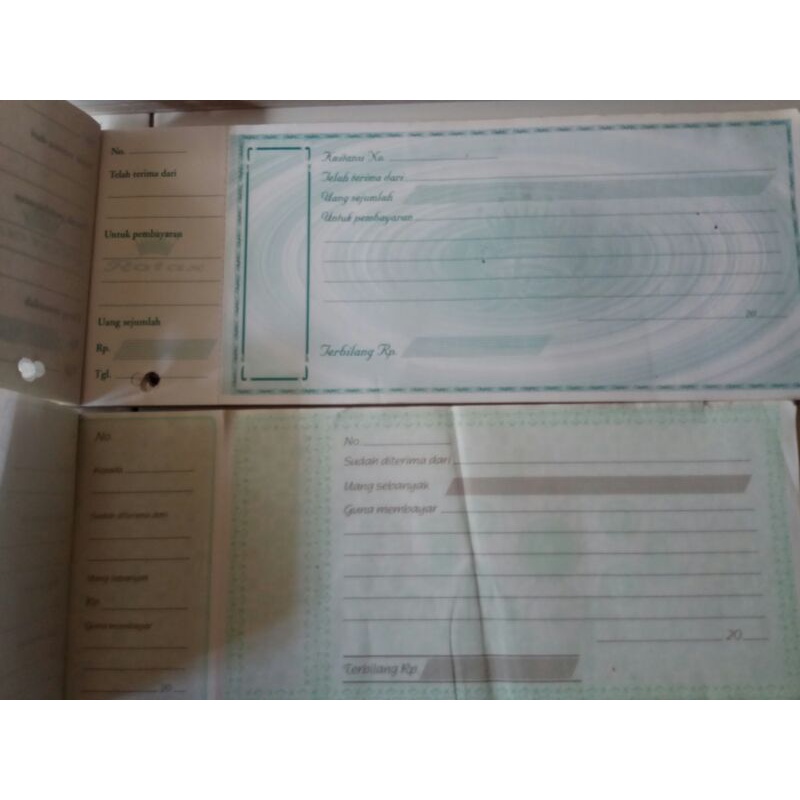 

KWITANSI LAMA JUMBO TAHUN 20XX KOSONGAN TANPA MATERAI