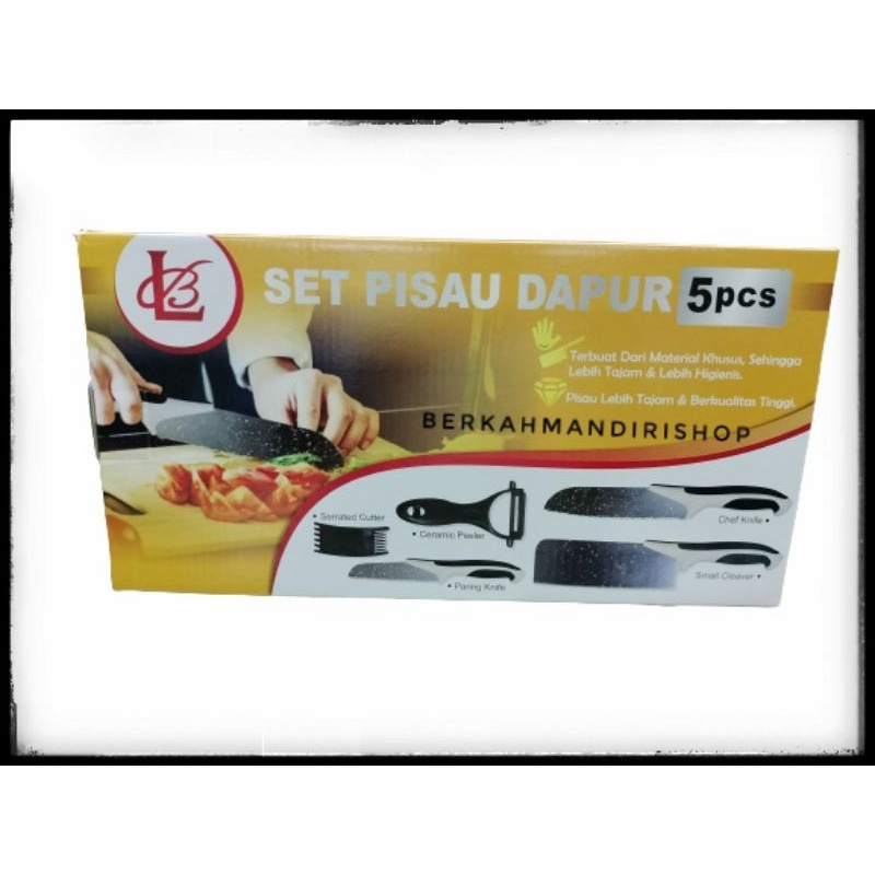 Pisau Set 6 in 1Bahan Stainless // Pisau Jerami Anti Lengket Dan karat