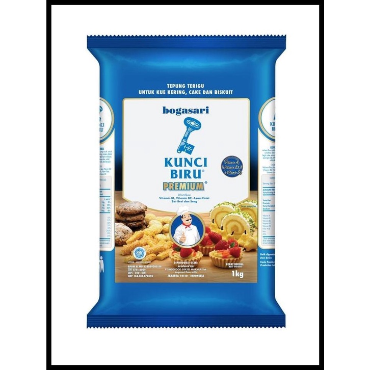 

TERBARUU!! TEPUNG KUNCI BIRU PREMIUM 1KG 1 DUS ISI 12 PCS SALE