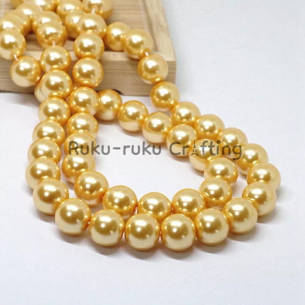 Mutiara Sintetis Berat Mutsin 4mm 6mm Manik Mutiara Kilap