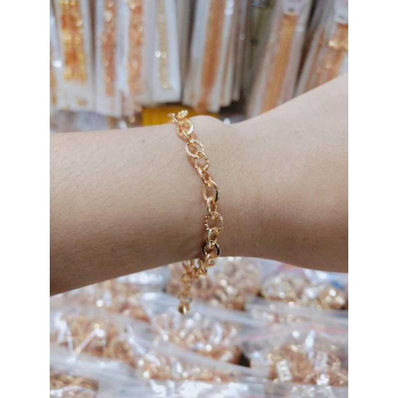 gelang tangan dewasa, perhiasan xuping mewah