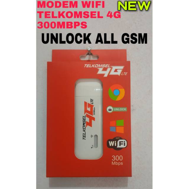 MODEM MIFI TELKOMSEL ROUTER 300MBPS UNLOCK ALL GSM