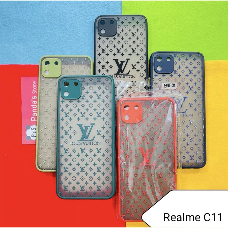 Case Realme C11 My choice LV LOUIS VUITTON + Ring Kamera / Pelindung Kamera (PsS)