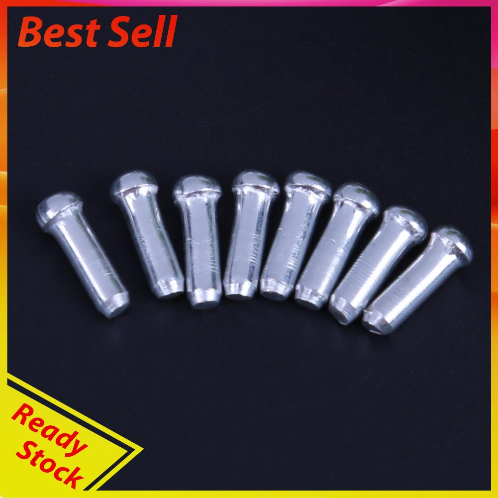 100pcs Tutup Ujung Kabel Rem Sepeda Bahan Aluminum