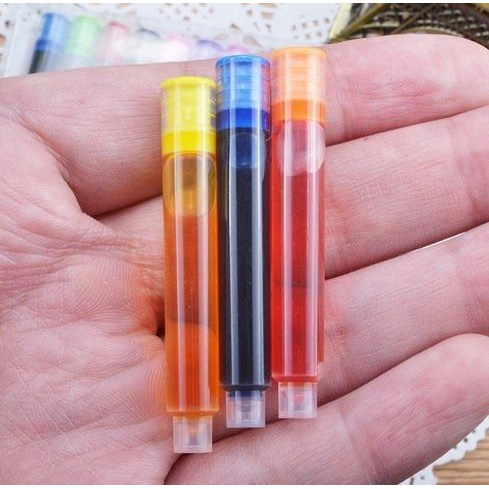 Disposable Fountain Ink Pen - Tinta Isi Ulang Pena (12pcs)