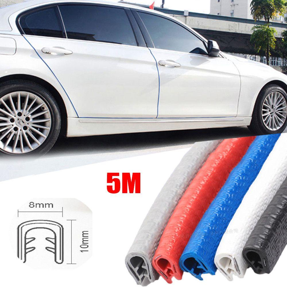 Populer 5m Strip Pintu Mobil Anti Tabrak Door Edge Trim Silence Tube Sealing Strip