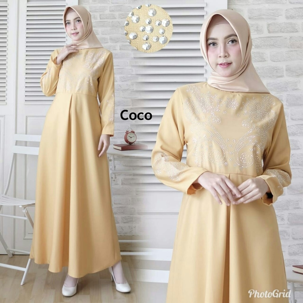 HOPYLOVY - Maxi Dress Wanita Terbaru Queeny