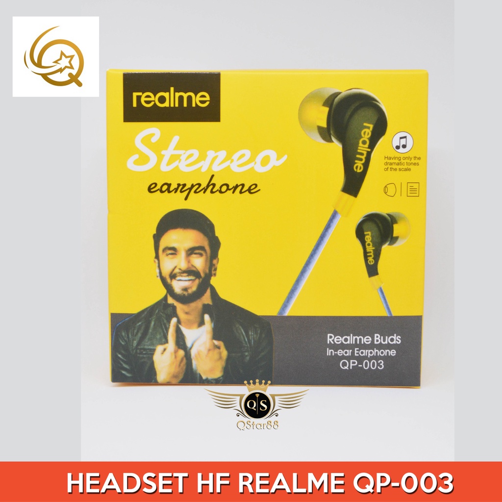 Headset Earphone Handsfree Hf Realme Buds2 QP-003 Stereo Handsfree Headset Earphone Hf Realme Buds2 