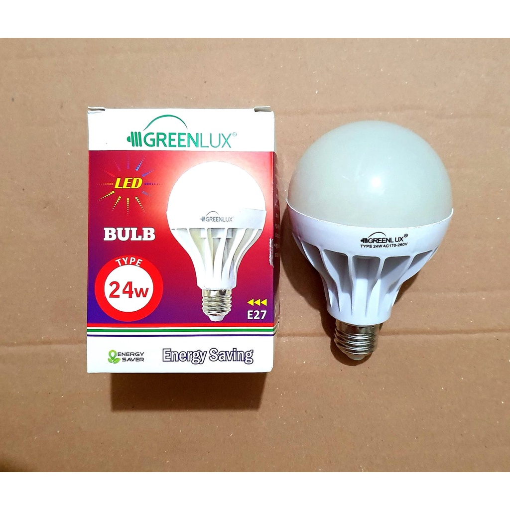 Lampu LED BULB GREENLUX 24W - WHITE Harga cuci gudang