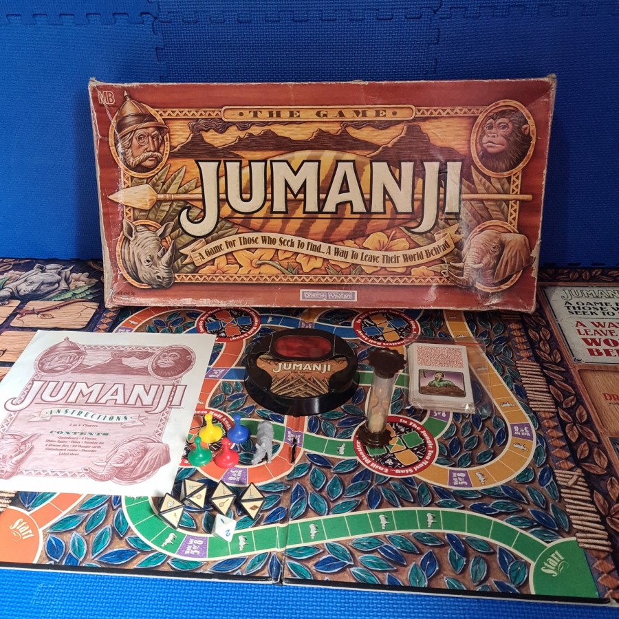 Board Game - Jumanji by Milton Bradley 1995