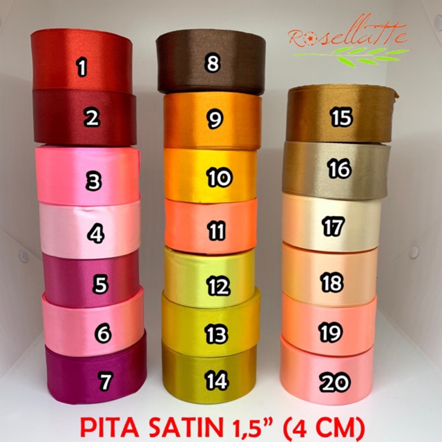 

PITA SATIN 1.5 inch 4cm