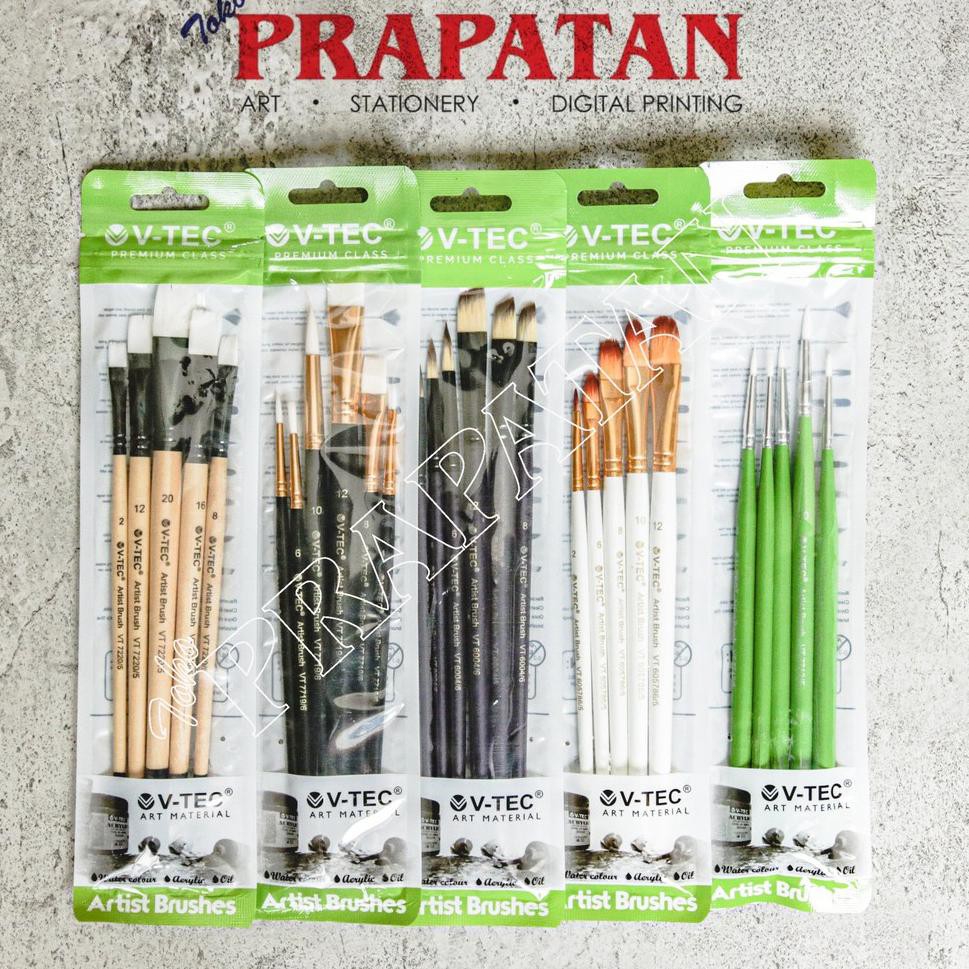 

Hb4Code Kuas Lukis V-TEC sets / V-TEC Paint Brush sets(paling laris)D8K6